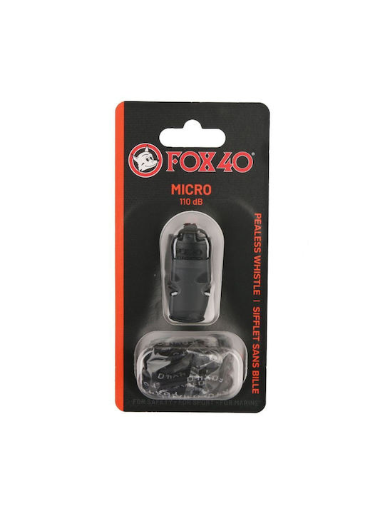 Fox40 40 Micro Safety Sportpfeife Coaches mit Kordel