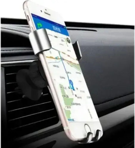Andowl Car Mobile Mount with Adjustable Hooks Black-Gold