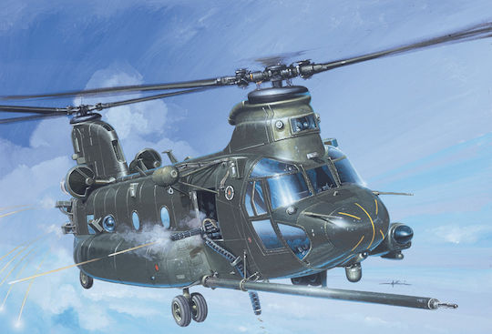 Italeri 1:72 Mh-47 E Soa Chinook Моделна Фигура