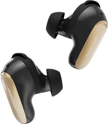 Bose QuietComfort Ultra (2nd Gen) In-Ear Bluetooth-Freisprecheinrichtung Kopfhörer mit Schweißresistenz und Ladeetui Desert Gold