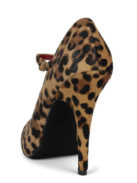 Pantofi cu toc Animal Print