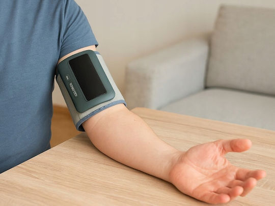 Electronic Arm Blood Pressure Monitor Automatic Measurement of Pressure & Pulse Accurate & Comfortable Monitoring at Home