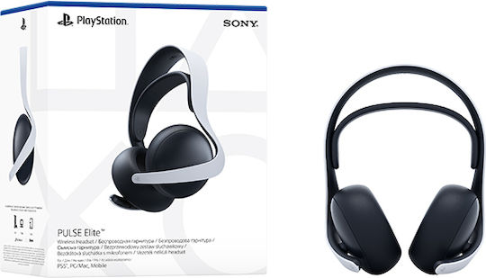 Sony Pulse Elite + Husă Căști Gaming Wireless Over Ear cu Conectivitate Bluetooth Albe pentru PS5