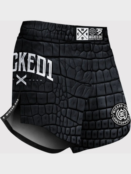 Wicked1 WK-FMEC-BK Σορτσάκι MMA Μαύρο