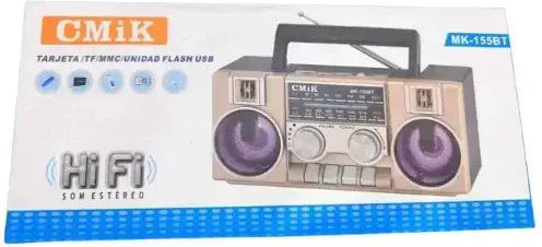 Cmik MK-155BT Retro Επιτραπέζιο Ραδιόφωνο Χρυσό
