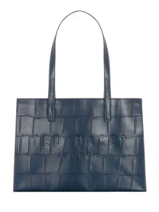 Icon De piele Geantă de damă Tote De mână Albastru marin