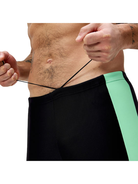 Speedo Dive Panel 00301018953 Renn-Jammer Badeanzug Schwimmen Schwarz
