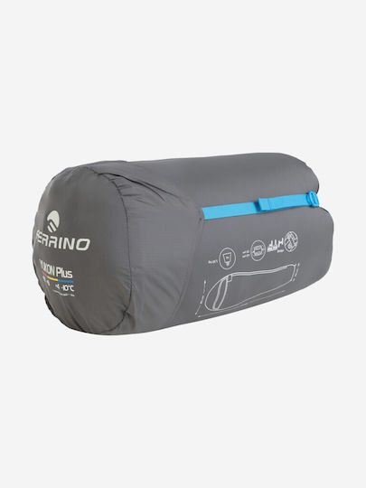 Ferrino Sleeping Bag Μονό Yukon Plus Nero Blue