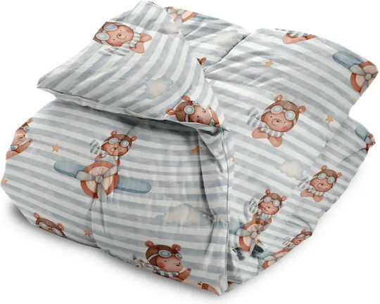 Borea Kids Duvet Single Pilot Light Blue 160x240cm Borea Kids Duvet Single Pilot Light Blue 160x240cm