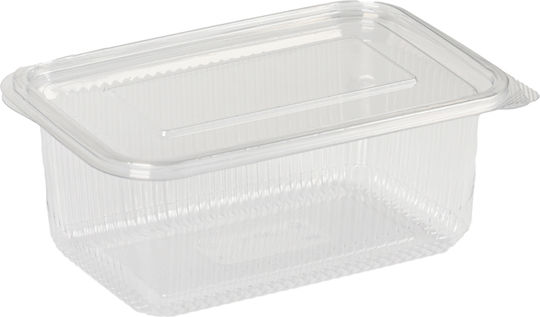 Thalassinos Vas De Unică Folosință Din Plastic Tip Greu Pet Capac Integrat Capacitate 1000ml Transparent 100buc Em6225