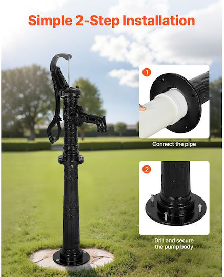 Vevor Decorative Water Pump Cast Iron 69cmx69cm SDYSBBTDZZTHXQJRK001V0
