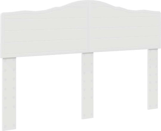 vidaXL Wooden Bed Headboard White 150x100cm