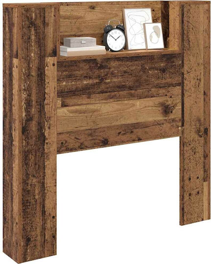 vidaXL Wooden Bed Headboard Old Wood 120x103.5cm