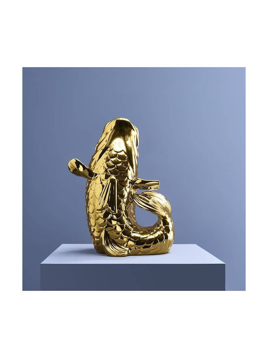 Werner Voss Decorative Vase Gold