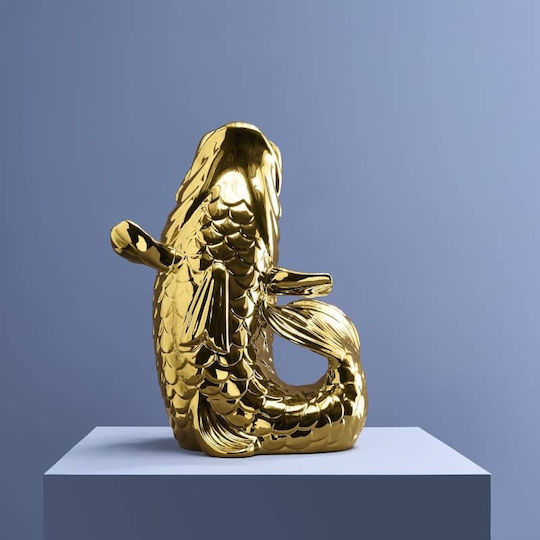 Werner Voss Decorative Vase Gold