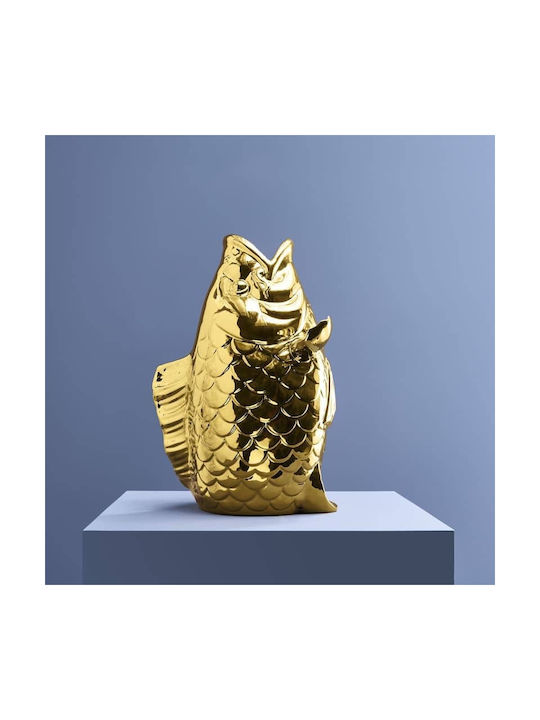Werner Voss Decorative Vase Gold
