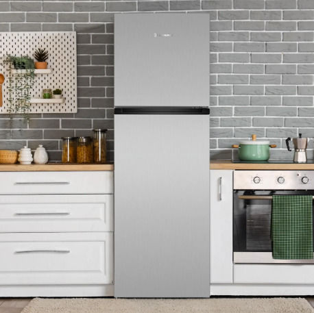 Morris Double Door Refrigerator 249lt Total NoFrost H167xW54.5xD60cm Inox T72249ETN