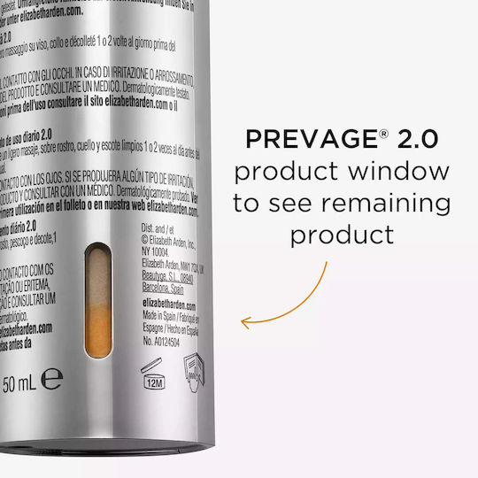 Elizabeth Arden Prevage Anti-Aging Daily 2.0 Anti-Aging Serum Gesicht mit Vitamin C & Vitamin E für Entgiftung & Straffung 30ml