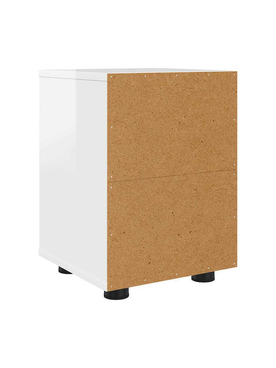 Wooden Bedside Table Width Length Height Dimensions of Each Shelf 27 x 23.5 x 17.5 cm Width Length Height With Drawer Durable Adjustable Height Ample Storage Space Drawers Stable Construction Easy Maintenance Assembly Required Yes 30.5 x 30 x 43 cm