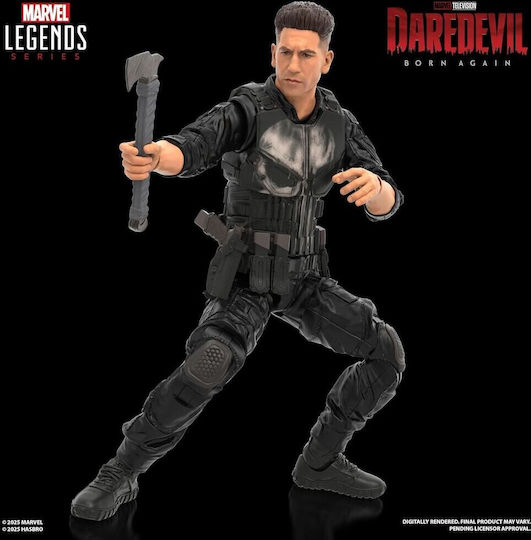Hasbro Marvel: Marvel Legends: Daredevil Born Again - Punisher Φιγούρα Δράσης ύψους 15εκ. σε Κλίμακα 1:11