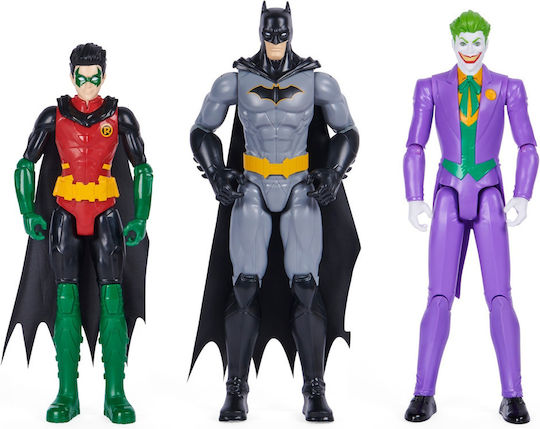 Spin Master DC Comics: Batman Spin Master DC: Batman - Batman Robin VS. The Joker Φιγούρα Δράσης 30εκ. 3τμχ