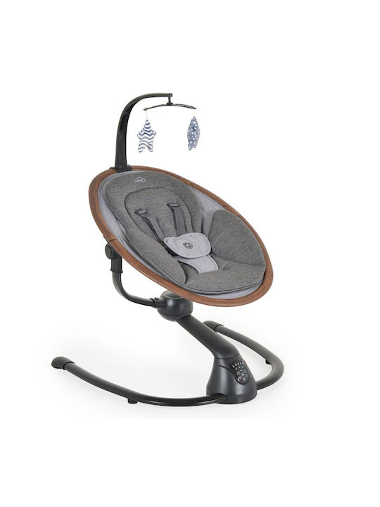 Cangaroo Ηλεκτρικό Relax Μωρού Κούνια με Μουσική Dark Grey για Παιδί έως 9kg
