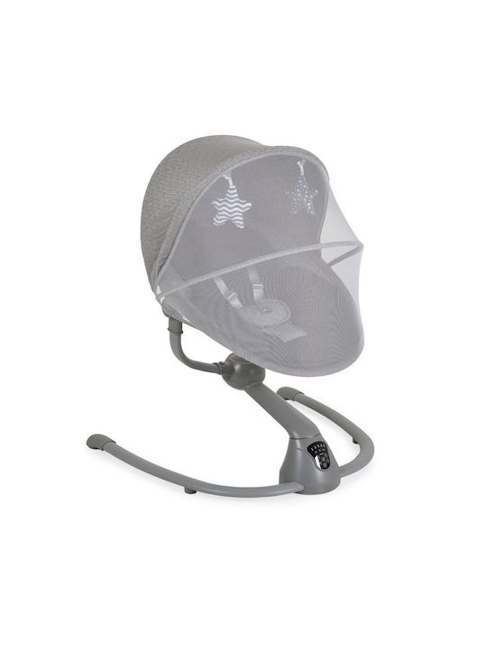 Cangaroo Electric Baby Relax Swing with Music Light Grey for Child up to 9kg