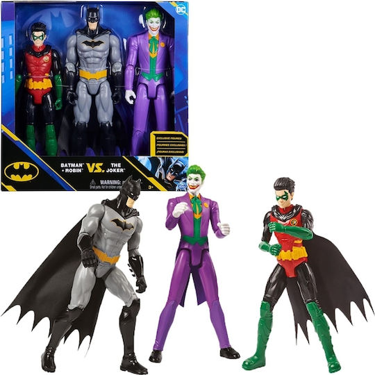 Spin Master DC Comics: Batman Spin Master DC: Batman - Batman Robin VS. The Joker Φιγούρα Δράσης 30εκ. 3τμχ