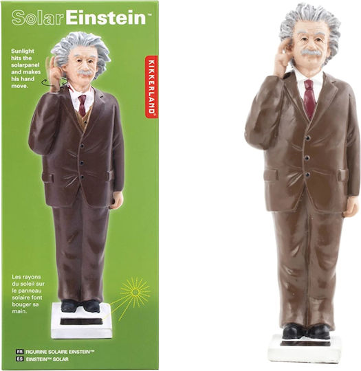 Kikkerland Figurină Miniaturală Solară Einstein 18.5 cm