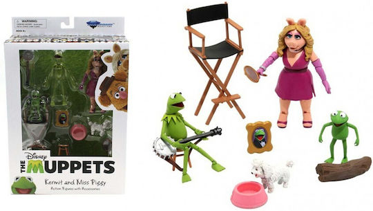 Diamond Select Toys Muppet Show: Kermit & Miss Piggy Φιγούρα Δράσης 18εκ.