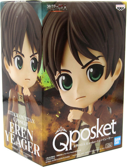 Banpresto Atac Pe Titan Eren Yeager Ver.B Q Posket Figurină 14cm