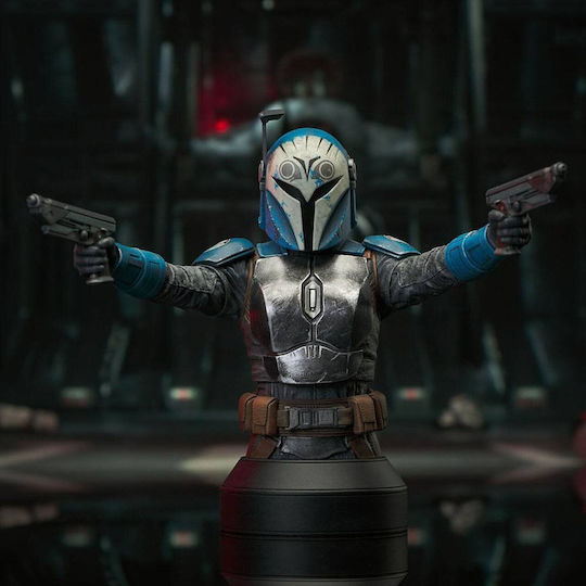 Diamond Select Toys Star Wars Bo-Katan Collectible Figure Height 17cm in Scale 1:6 3 Pieces