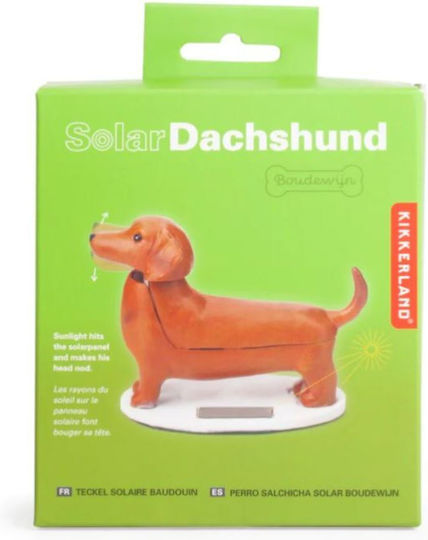 Kikkerland Dachshund Boudewijn Collectible Figure 7cm