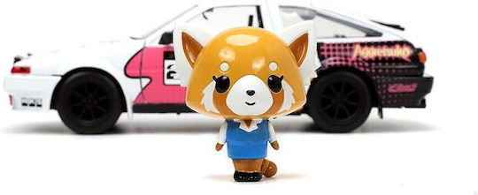 Aggretsuko Diecast Model 1/24 1986 Toyota Trueno Ae86