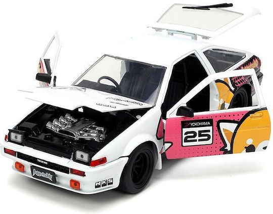 Aggretsuko Diecast Model 1/24 1986 Toyota Trueno Ae86