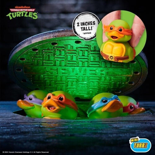 Teenage Mutant Ninja Turtles Mini Tubbz Leonardo Bath Duck Figure 5cm