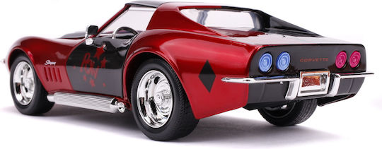 Jada Toys DC Comics Harley Quinn Harley Quinn 1969 Chevy Corvette Vehicle Replica Scale 1:24