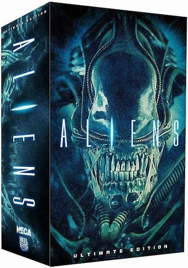 Neca Alien Blue Alien Warrior & Egg Face Hugger 1986 Action Figure Height 23cm Scale 1:10