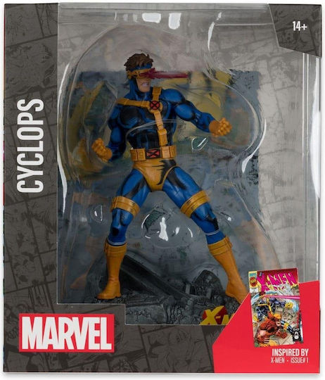 Diamond Select Toys Marvel Cyclops X-Men Animated Figure Height 15cm Scale 1:10