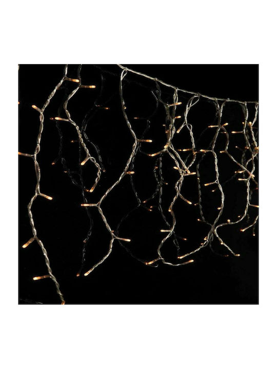 200 Lights LED 2m. x 100cm Warm White type Curtain 1pcs