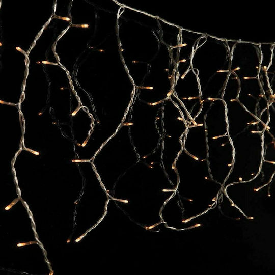 200 Λαμπάκια LED Κουρτίνα 2μ. x 100εκ. Θερμό Λευκό