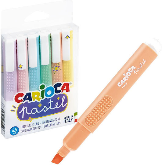Carioca Μαρκαδόροι Υπογράμμισης 4.5mm Σετ 6 χρώματα