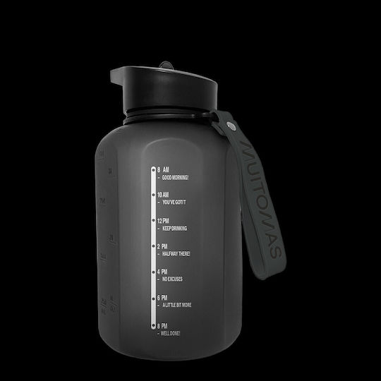 Muitomas Flasche Thermosflasche Kunststoff 1.2lt Black