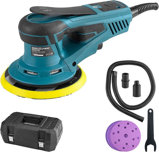Bormann Pro BSS5300 Excentric Triveio 150mm Electrică cu control de viteză și cu sistem de aspirare