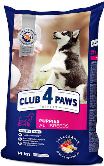 Club 4 Paws 2kg Trockenfutter für Welpen mit Huhn