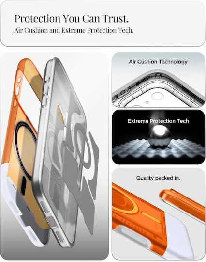 Spigen Classic C1 Back Cover Silicone / Plastic Tangerine (iPhone 17 Pro Max)