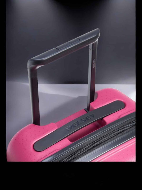 Delsey Belmont Plus Βαλίτσες Ταξιδιού Σκληρές Rasberry με 4 Ρόδες Σετ 3τμχ