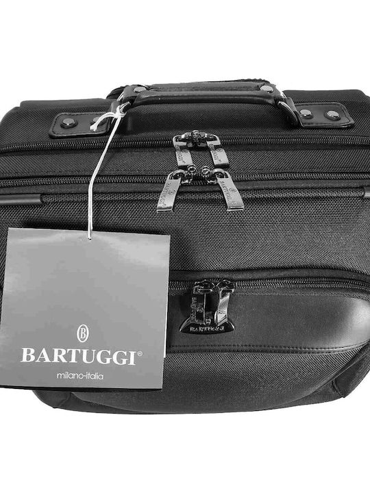 Bartuggi 008-158 Cabin Hard Travel Suitcase Black with 2 Wheels Height 42cm