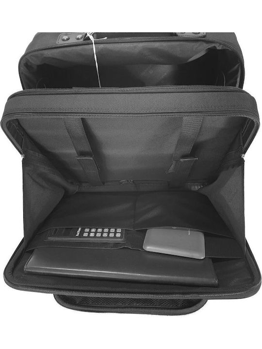 Bartuggi 008-158 Cabin Hard Travel Suitcase Black with 2 Wheels Height 42cm