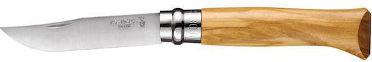 Opinel No.8 Briceag din Lemn de Măslin